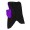 Балаклава-снуд с капюшоном черный/фиолетовый