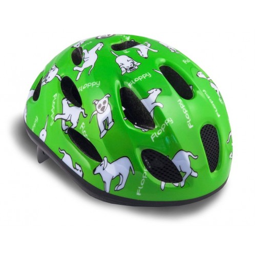 Шлем с сеточкой Floppy 141 Grn детский 16отв. зеленый 48-54см (10) 
