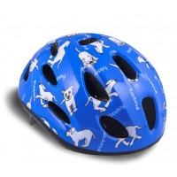 Шлем с сеточкой Floppy 143 Blu детский 16отв. синий 48-54см (10) 