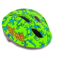 Шлем с сеточкой Trickie 153 Grn/Blu детский/подр. 8отв. зелено-синий 49-56см (10) 