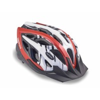 Шлем с сеточкой Wind 142 Red 21отв. красно-белый 54-58см (10) 