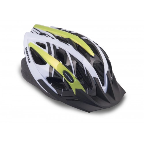 Шлем с сеточкой Wind 144 21отв. неоново-желто-белый 58-62см (10) AUTHOR