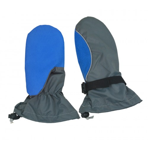 Рукавицы-верхонки (Over Glove) из мембранной ткани р. XL серый / голубой