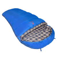 Спальный мешок BTrace Broad Правый (Правый,Серый/Синий) (Т комфорта0°С)