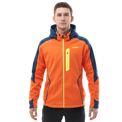 Куртка мужская с капюшоном Softshell Explorer 2.0 Orange Ocean XL