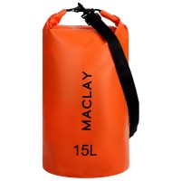 Гермомешок Maclay 15л, 500D, оранжевый