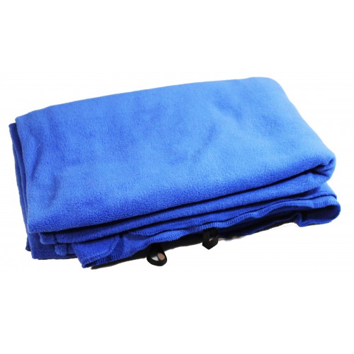 Вкладыш в спальный мешок кокон Терра флис-К синий василек