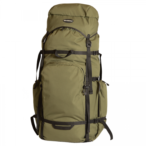 Туристический рюкзак Кондор 120-К с тремя карманами олива хаки