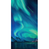 Бандана-труба Терра Северное сияние / Aurora Borealis синяя  11382